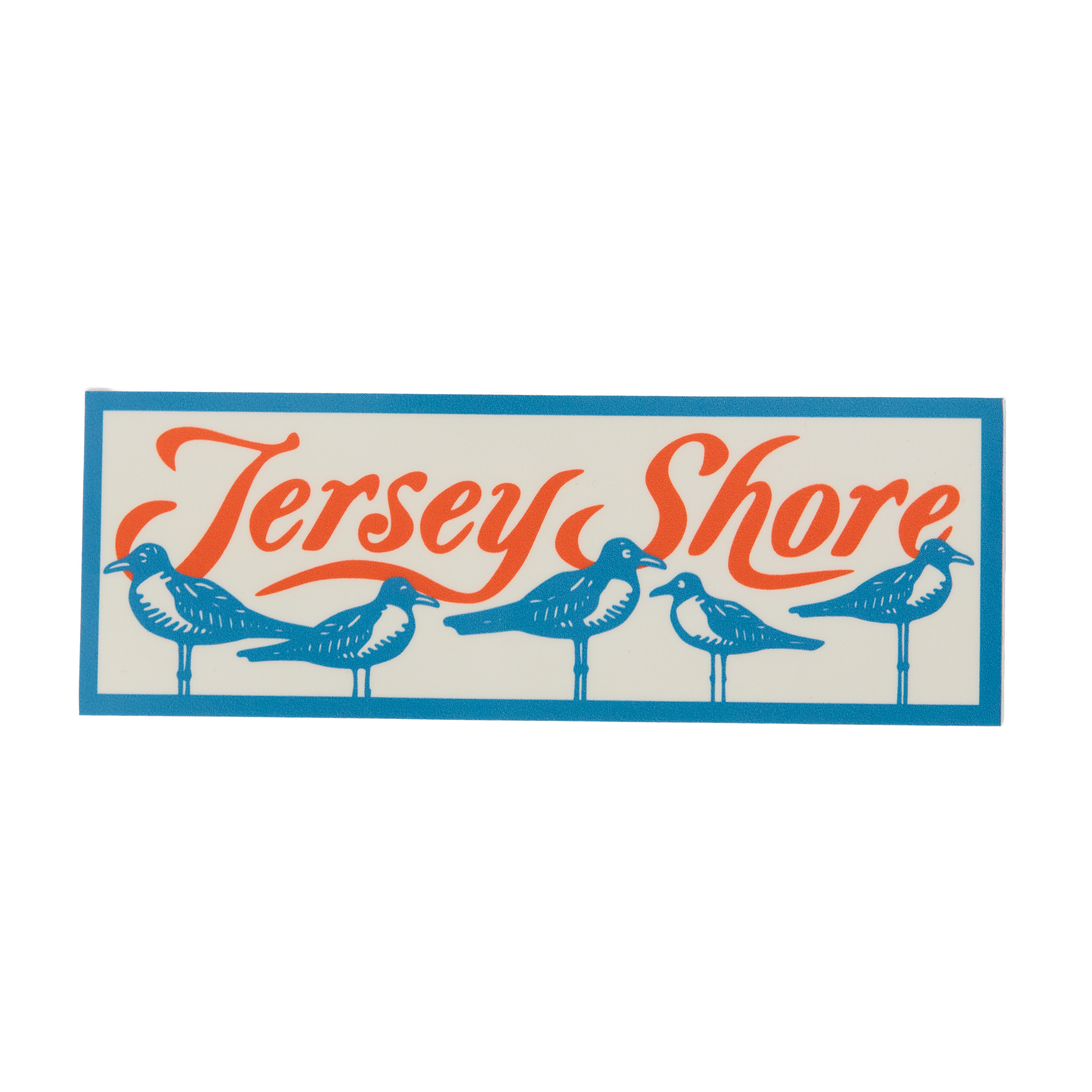 Jersey Shore Seagull Bumper Sticker / Vinyl Decal
