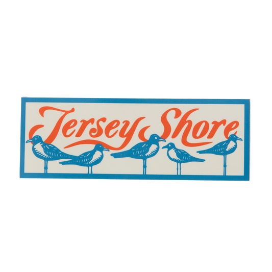 Jersey Shore Seagull Bumper Sticker / Vinyl Decal