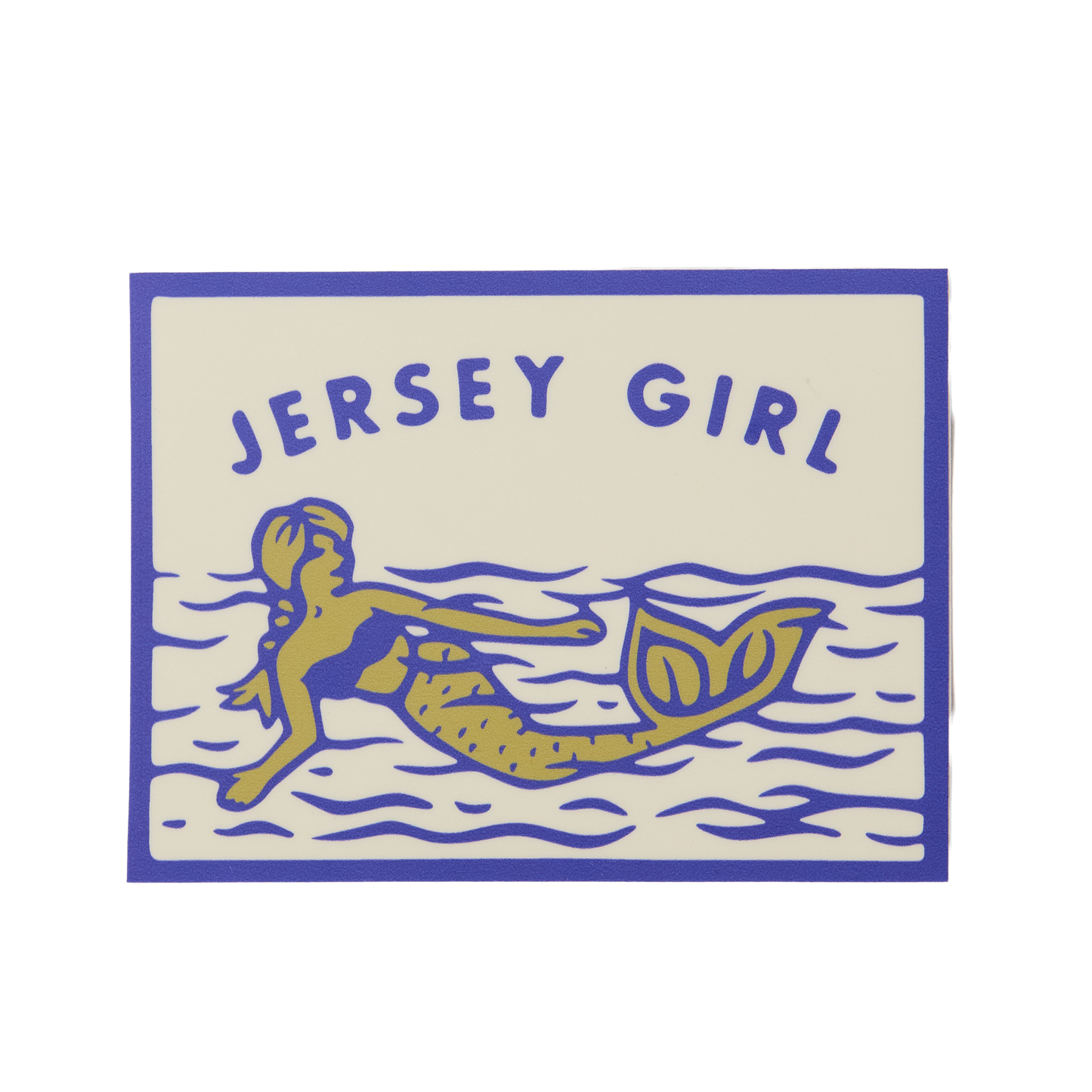 Jersey Girl Mermaid High Quality Vinyl Decal/Bumper Sticker
