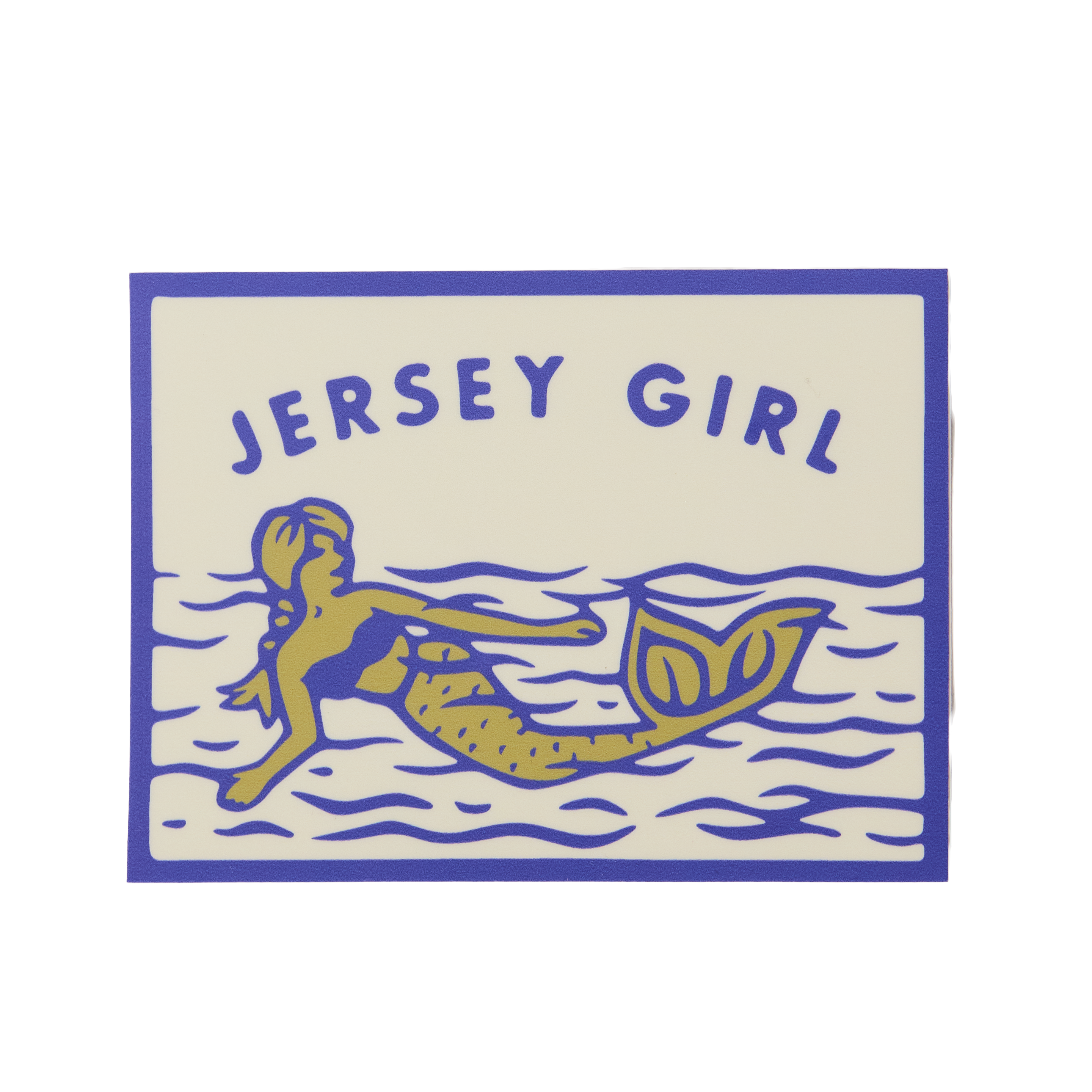 Jersey Girl Mermaid High Quality Vinyl Decal/Bumper Sticker