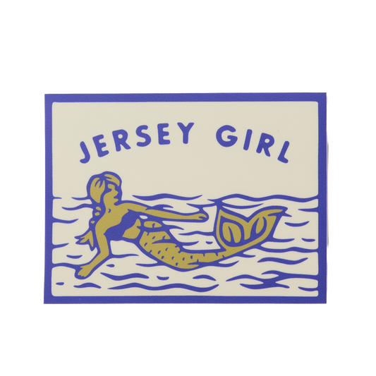 Jersey Girl Mermaid High Quality Vinyl Decal/Bumper Sticker