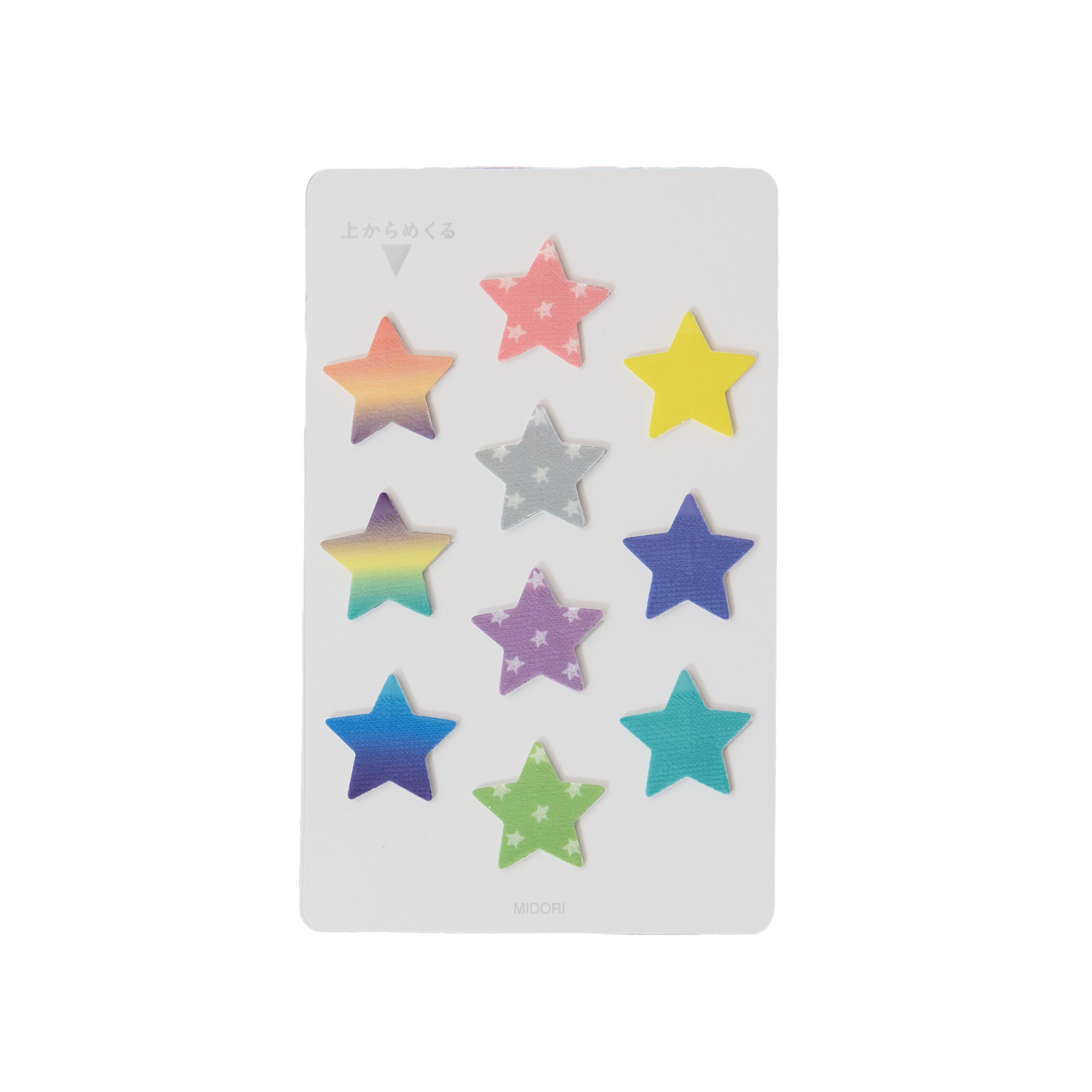 Mini Star Sticky Memo Tabs – Transparent Page Markers