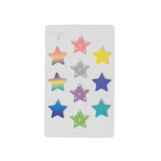 Mini Star Sticky Memo Tabs – Transparent Page Markers