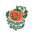 New Jersey Garden State Tomato Bumper Sticker / Vinyl Decal