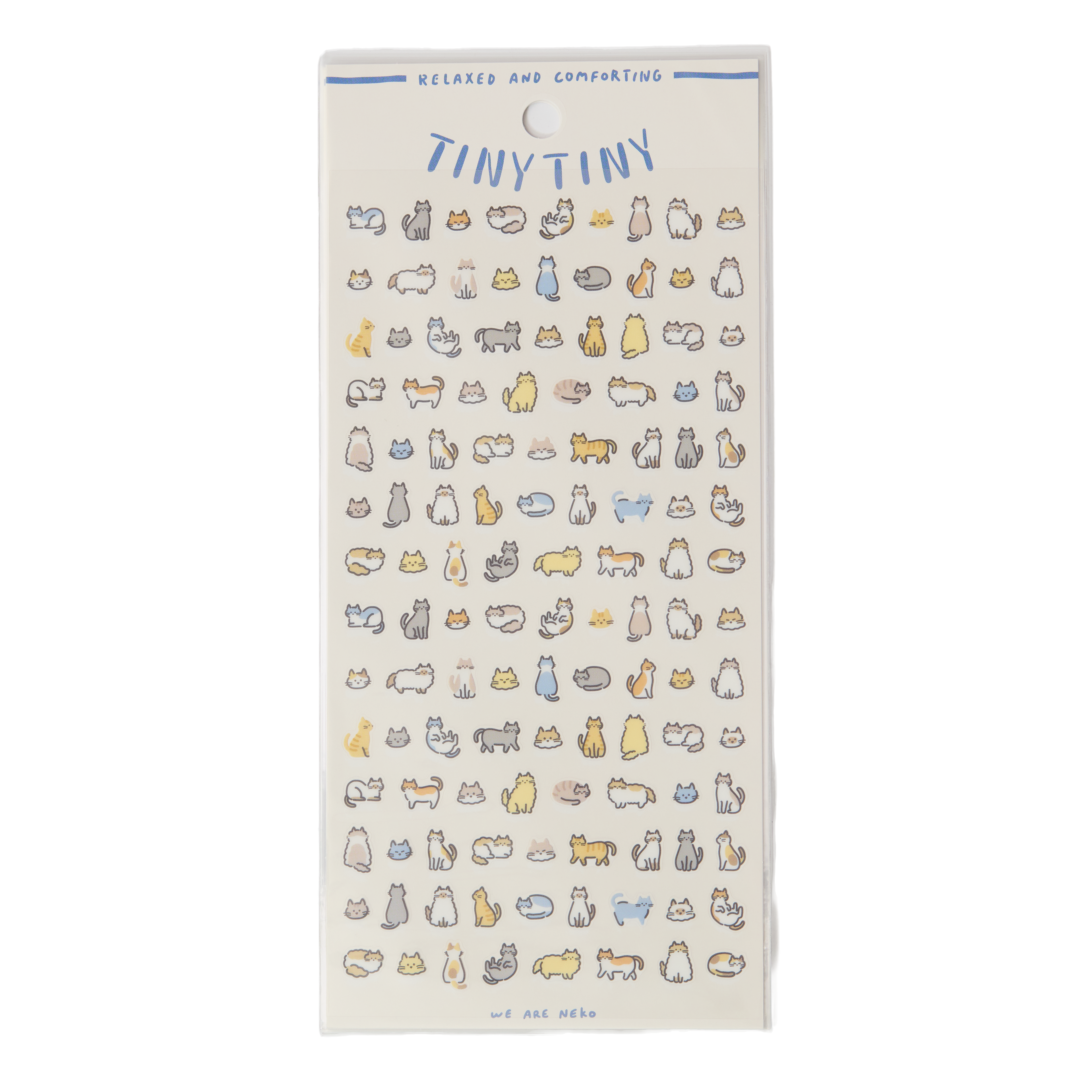 Tiny Cat Stickers – Mini Cute Cat Vinyl Stickers
