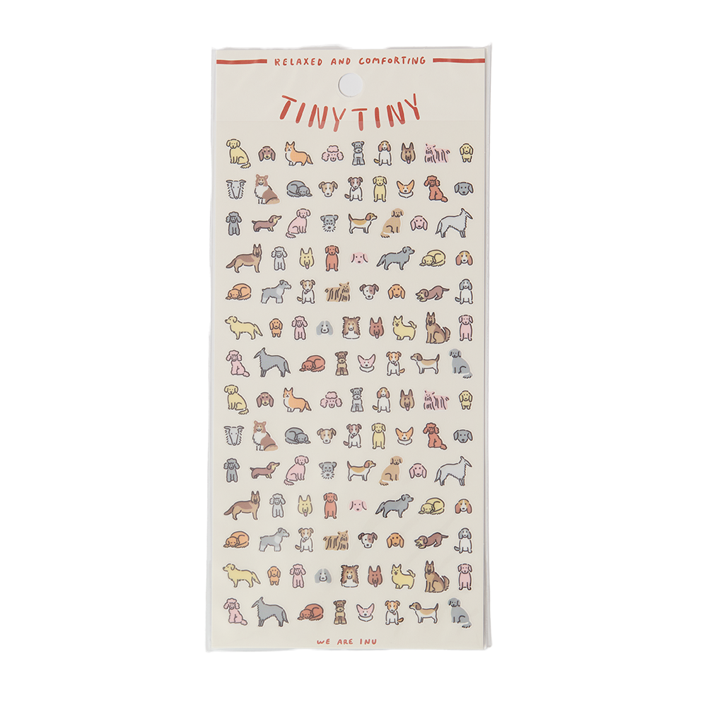 Tiny Dog Stickers – Mini Cute Dog Vinyl Stickers