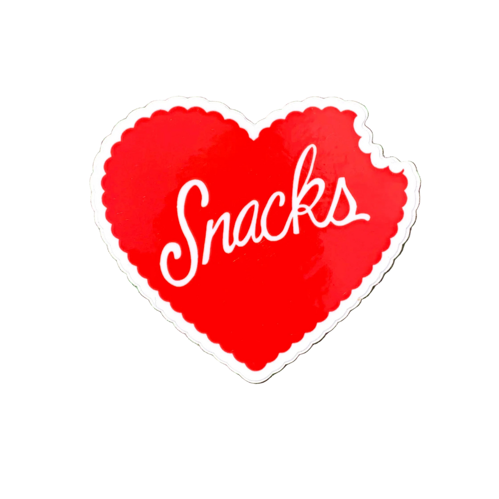 Snacks Heart Sticker