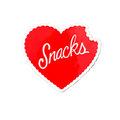 Snacks Heart Sticker