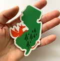 New Jersey Pinelands with Jersey Devil Sticker