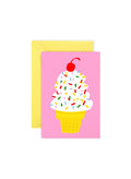 Ice Cream Cone – Foodie Mini Note Card