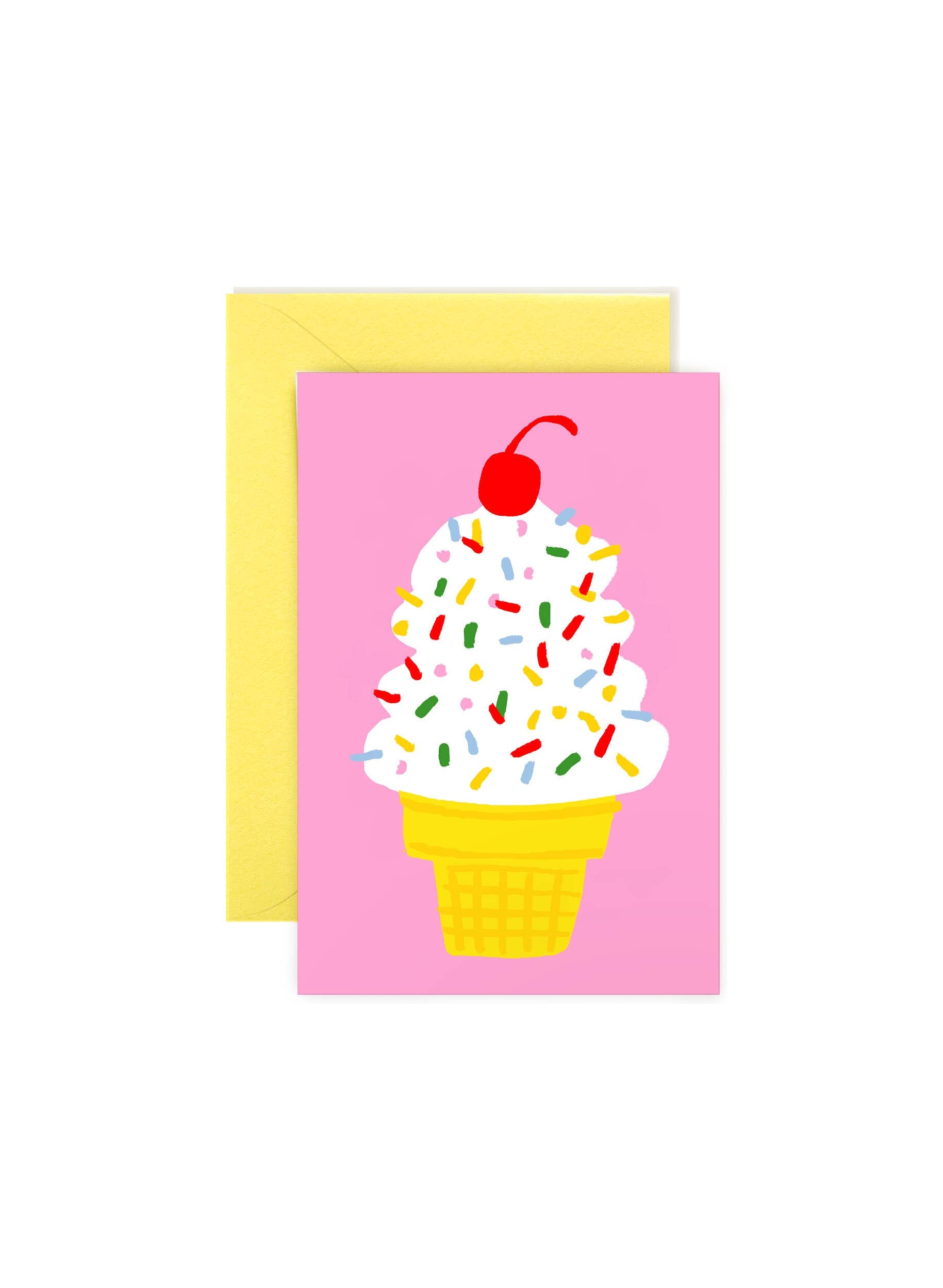 Ice Cream Cone – Foodie Mini Note Card