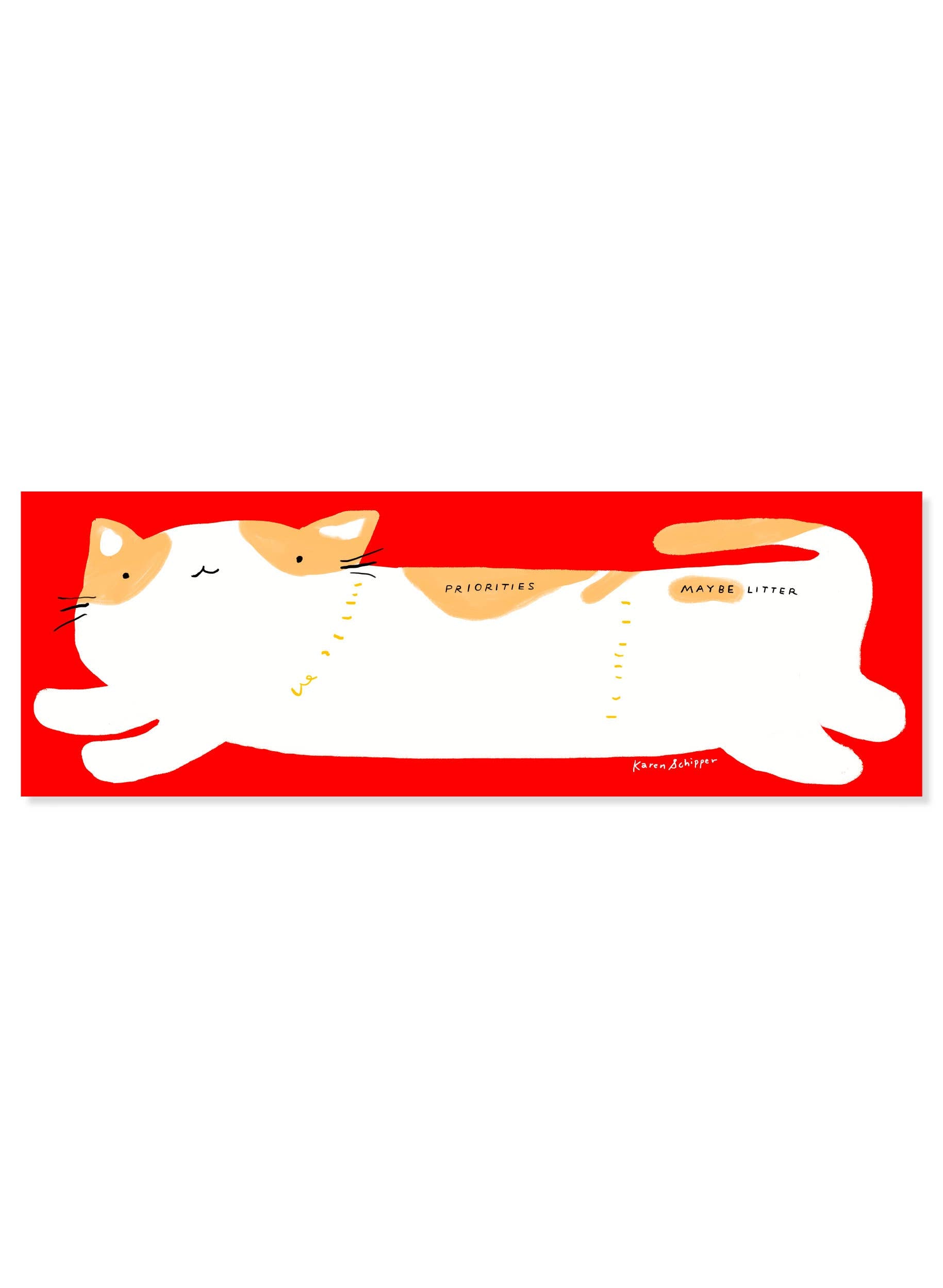 Cooper Cat Desk Planner – Punny Daily Planner Notepad