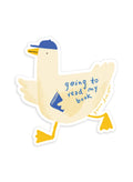 Duck Reader Sticker – Cute Book Sticker