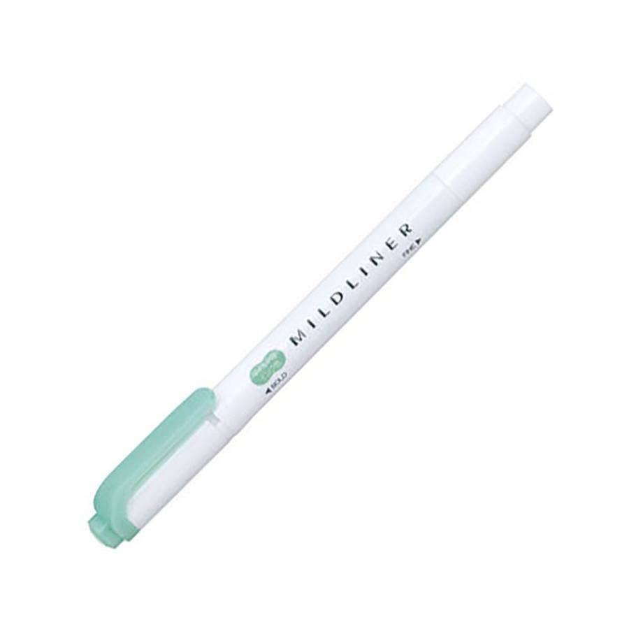 Zebra Mild Liner Highlighter & Marker: Blue Green