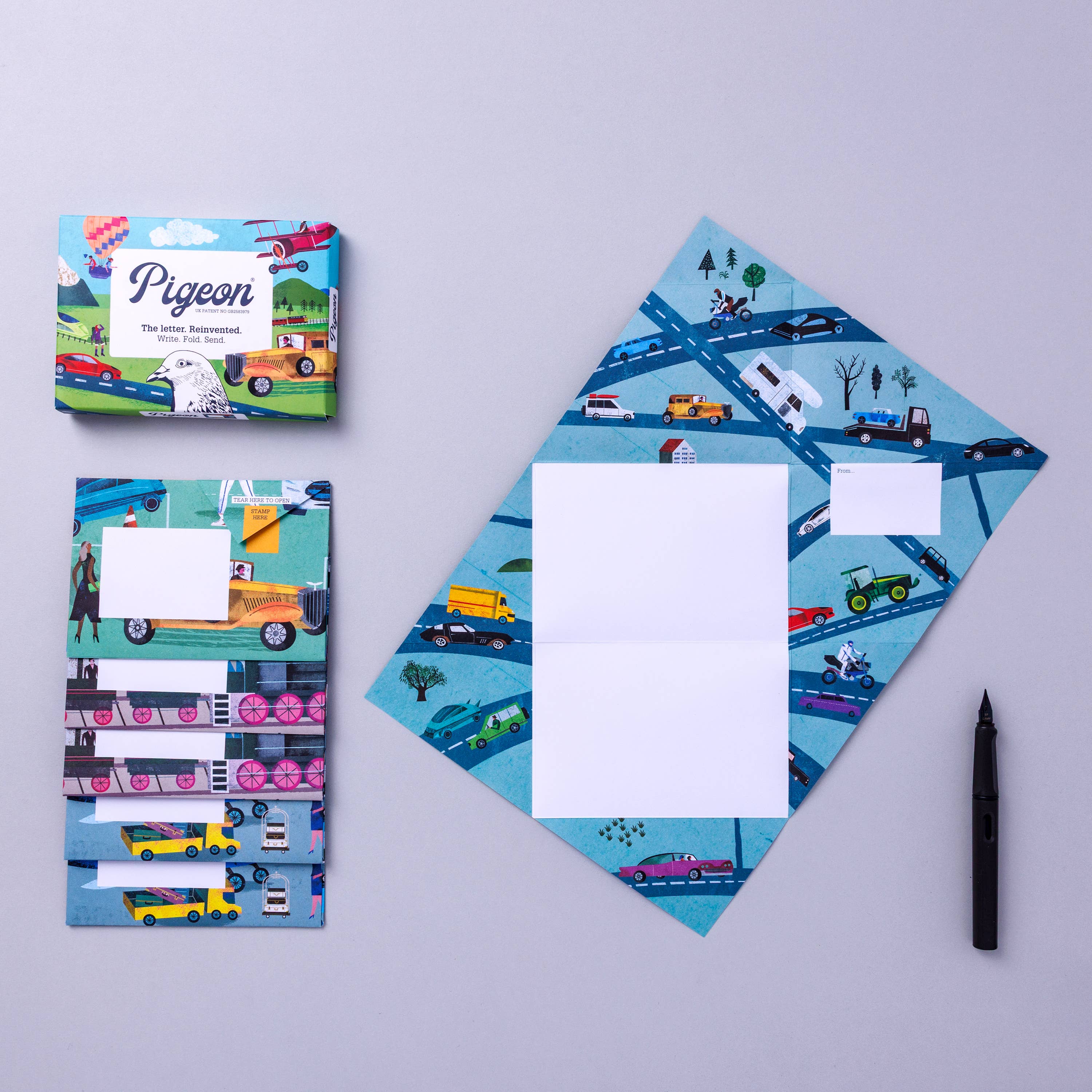 Hop-on-Board Pigeon, Kid's Letter Set – Pack of 6 Letters