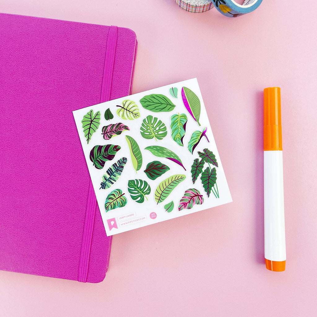 Leafy Layers Sticker Sheet