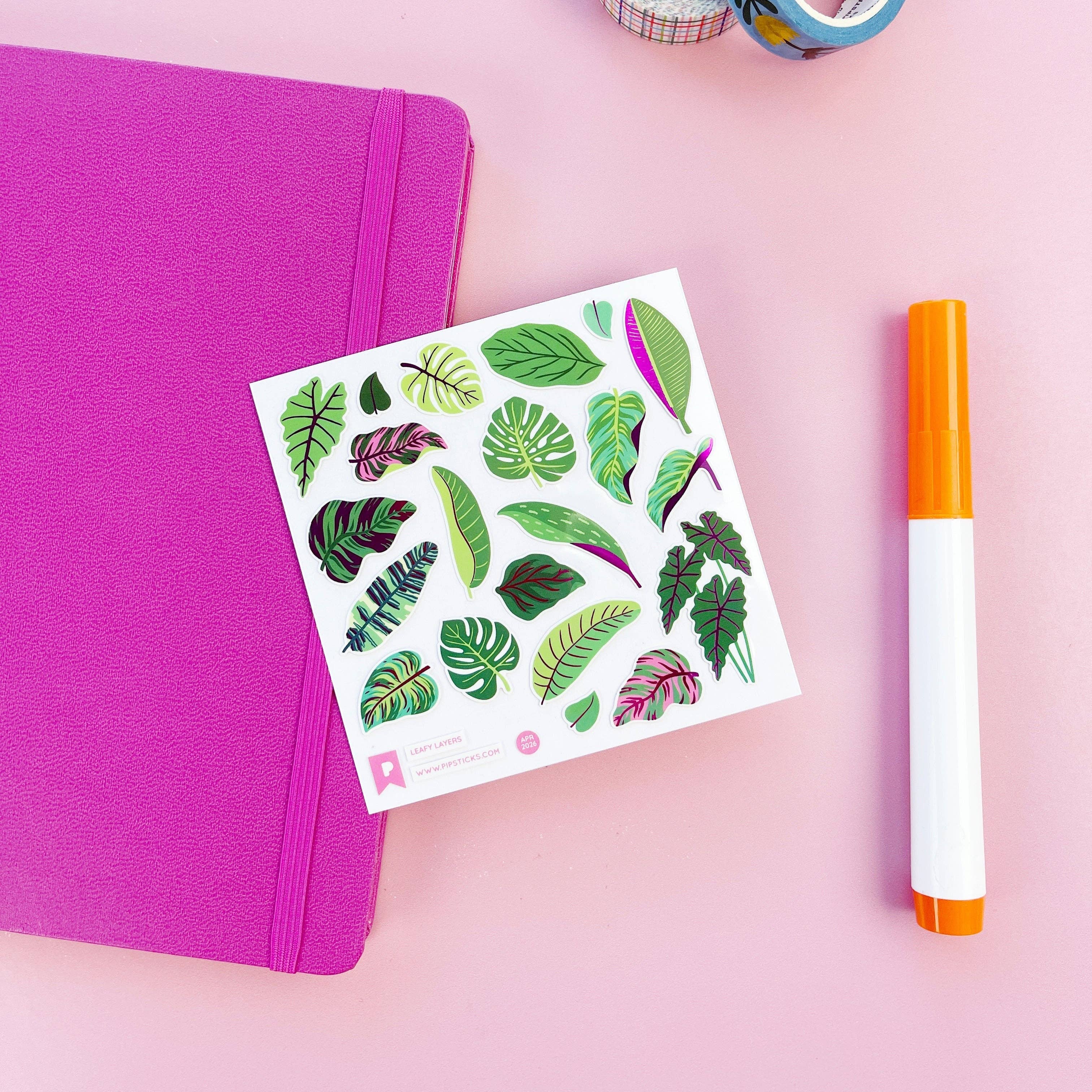 Leafy Layers Sticker Sheet