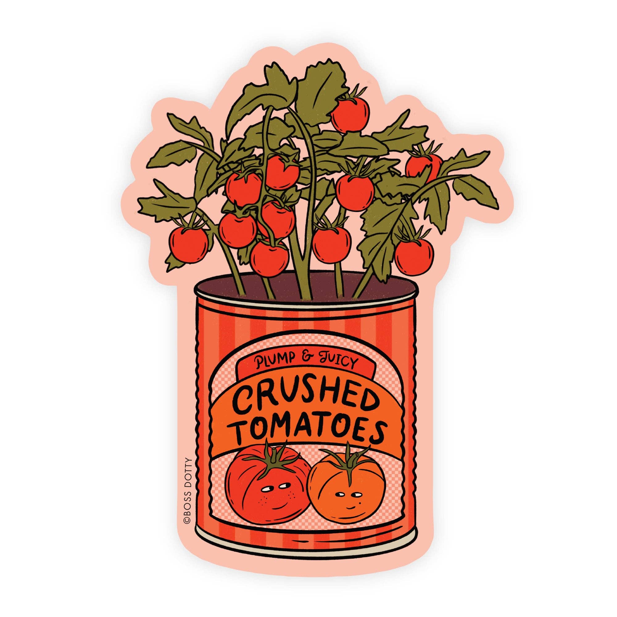Crushed Tomatoes Sticker