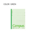 Kokuyo Campus Notebook B5: Green