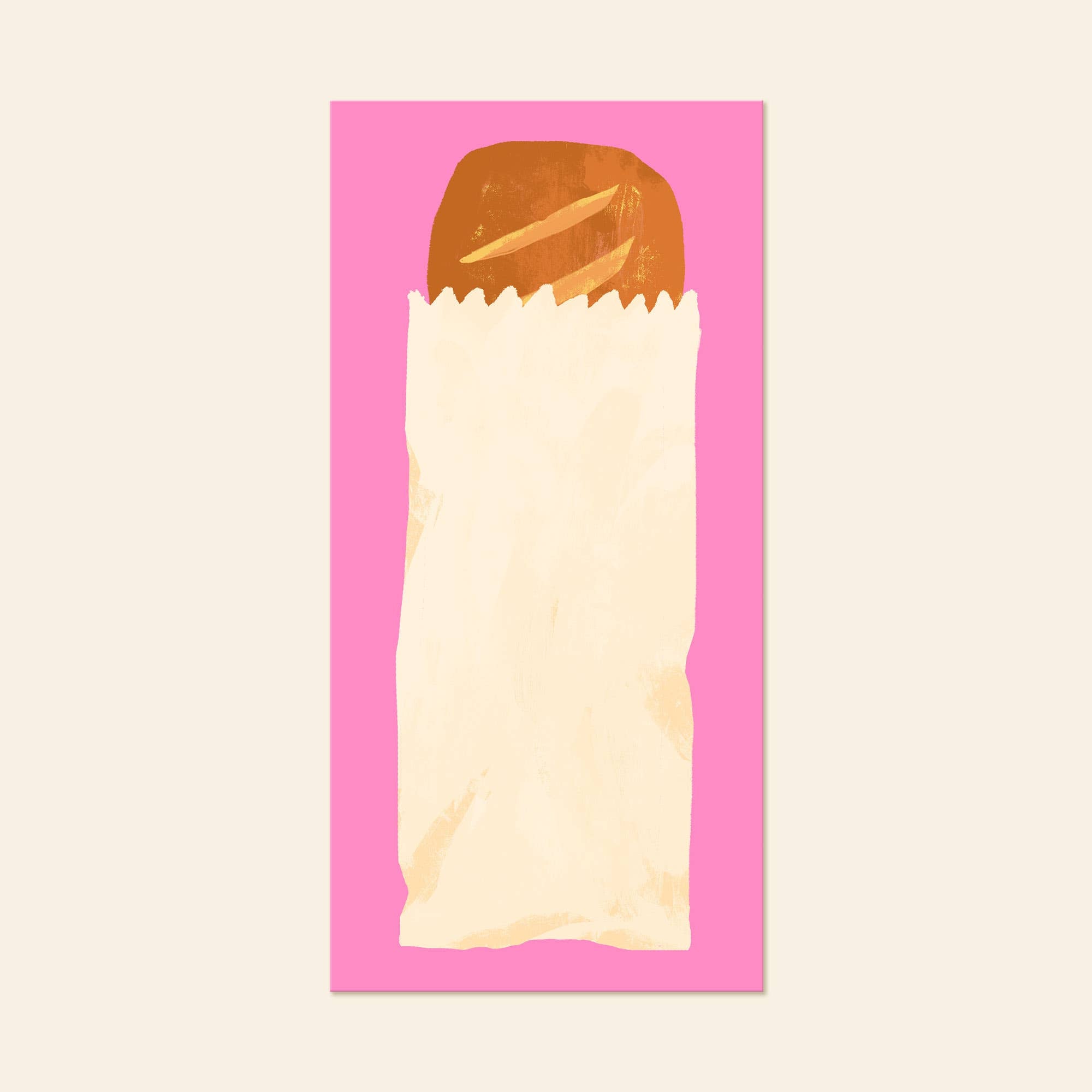 Bread Listpad – Cute Grocery To-Do List Notepad