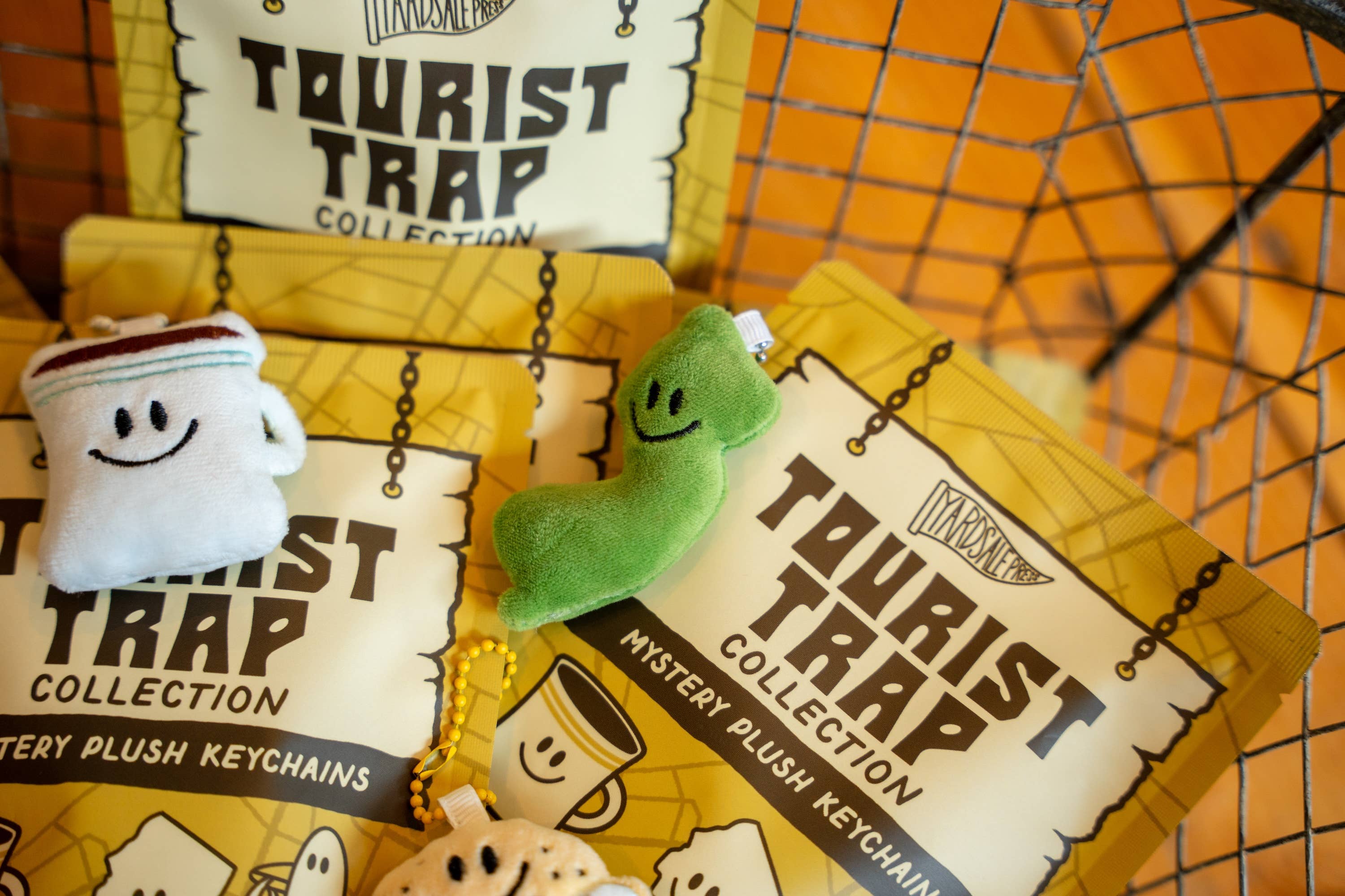 Tourist Trap Mystery Plush Keychain Blind Bags, New Jersey