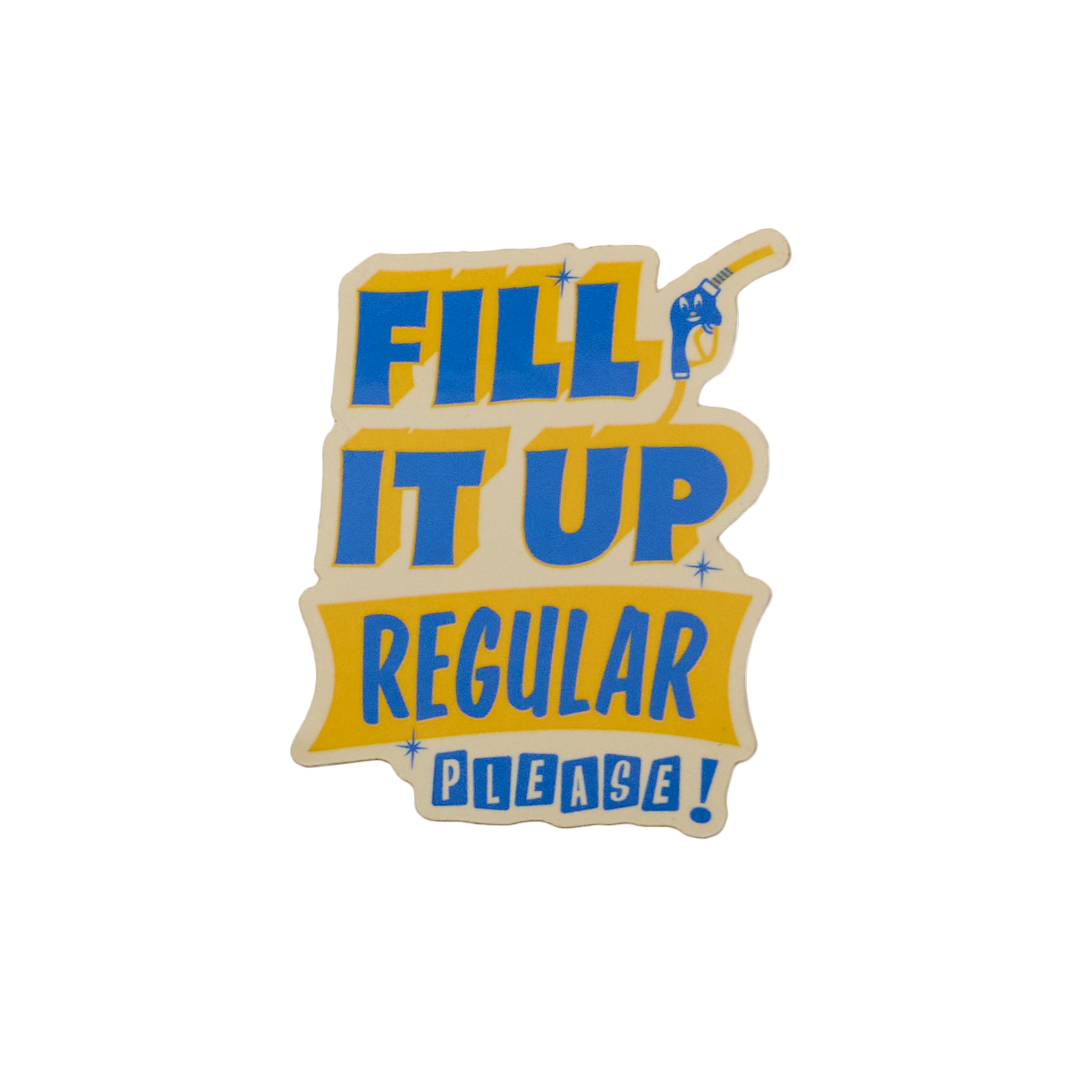 Fill It Up Regular Sticker by Unwork of Art