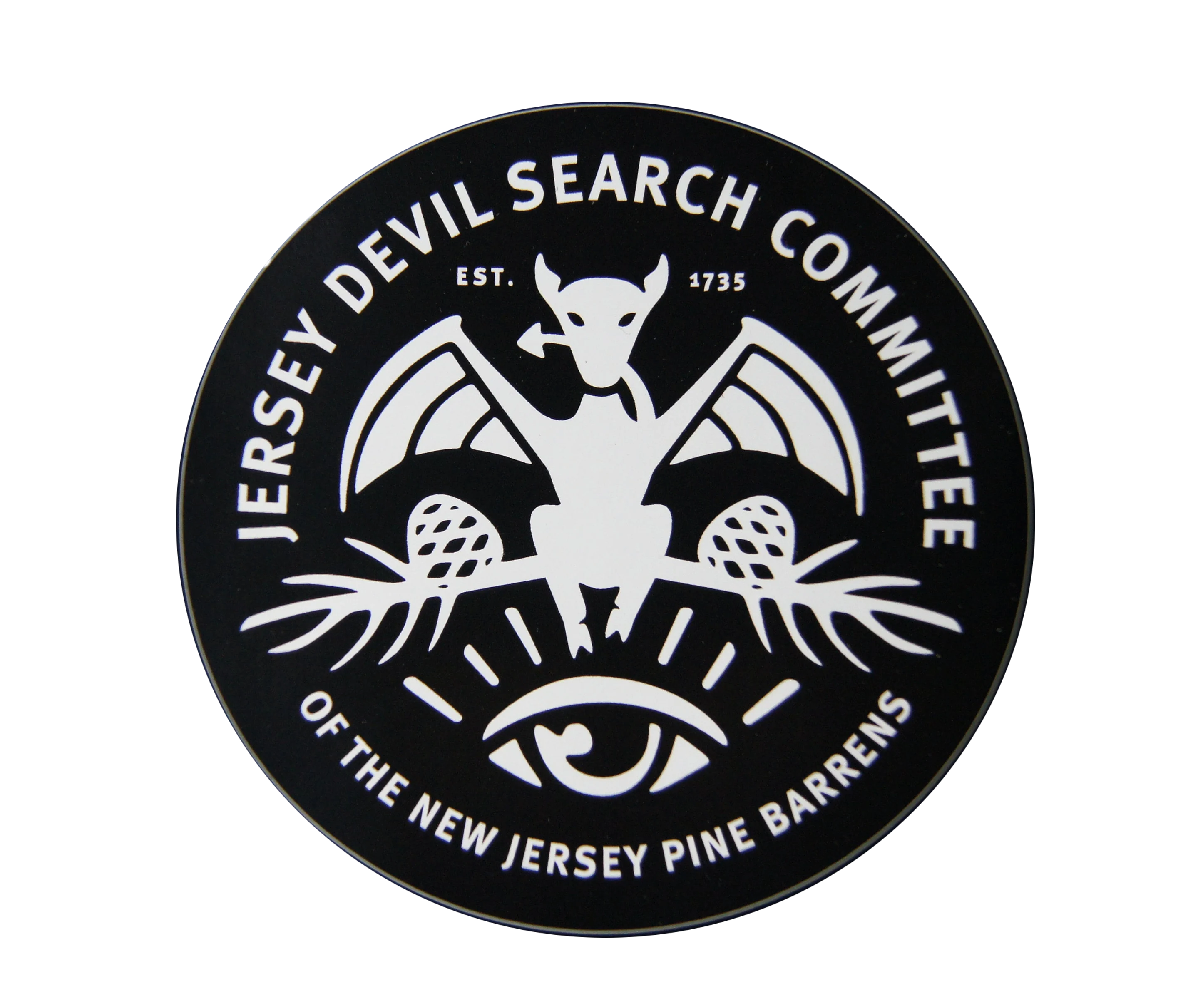 Jersey Devil "Search Committee" Vinyl Decal/Bumper Sticker