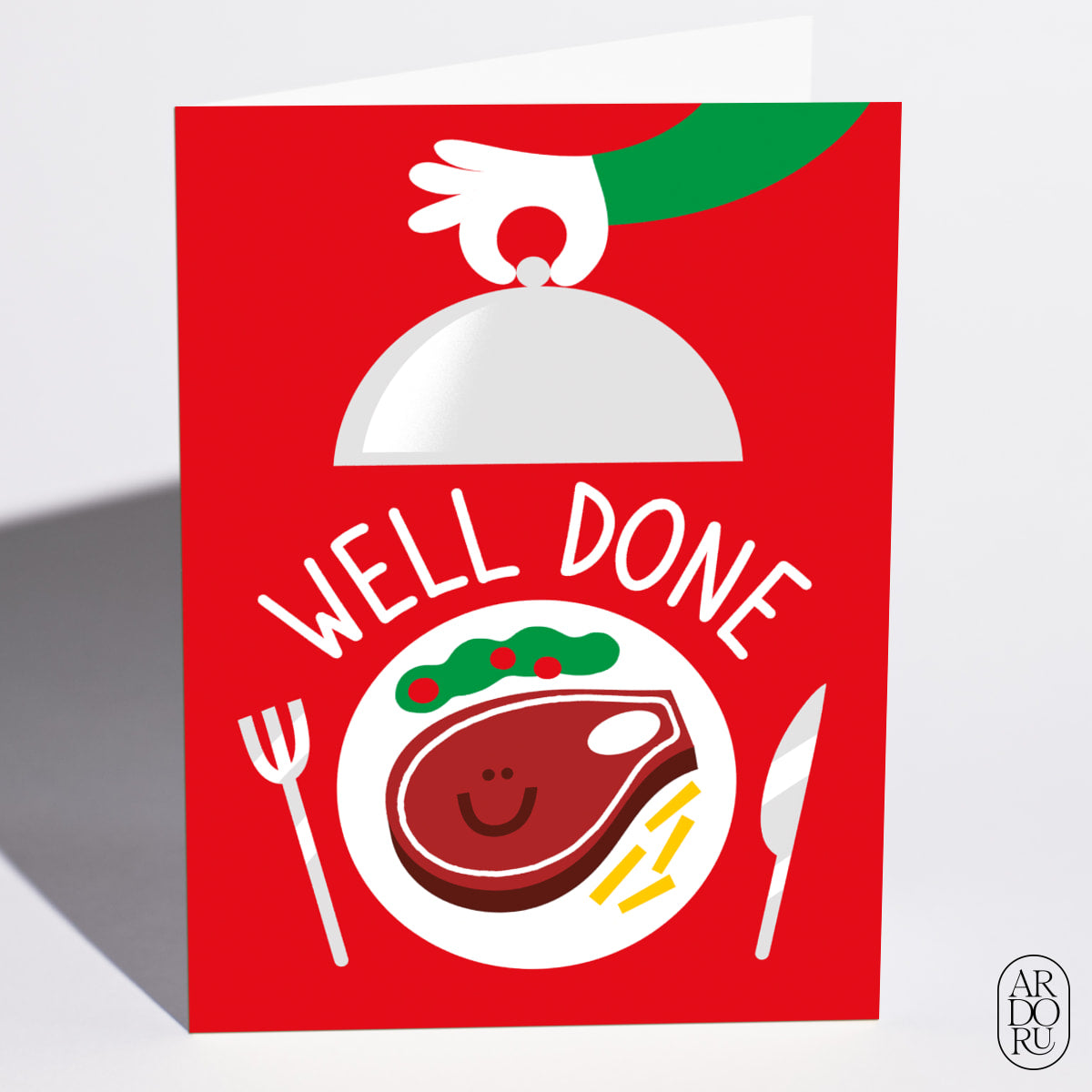 Well Done Congratulations Greeting Card by Yann Bastard